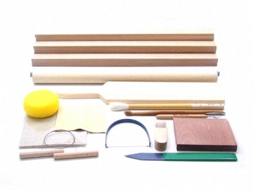 たたら板38枚 粘土板3枚 伸ばし棒 陶芸 たたら板38枚 粘土板3枚 伸ばし