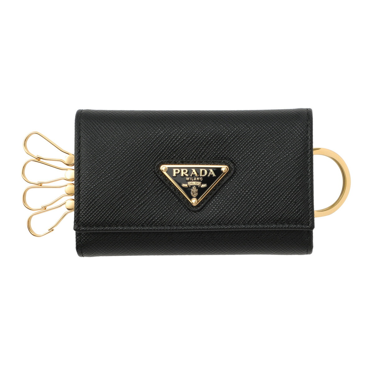 楽天市場】プラダ PRADA キーケース ブラック レディース 1pg004 qhh