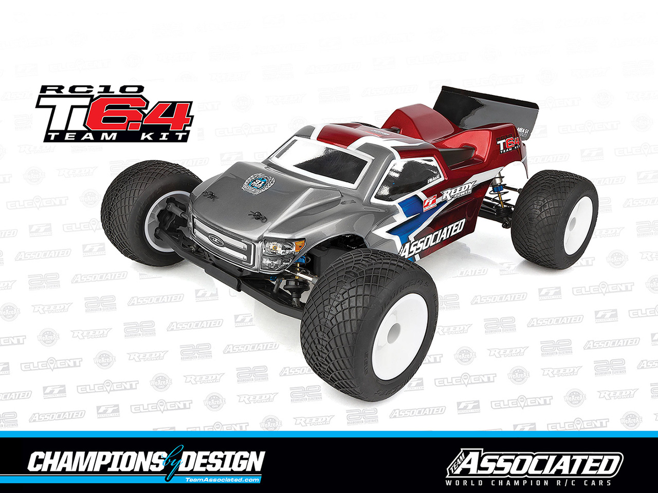 けん アソシエイテッド RC10T6.4 新品ボディー.タイヤセット RC10T6.4