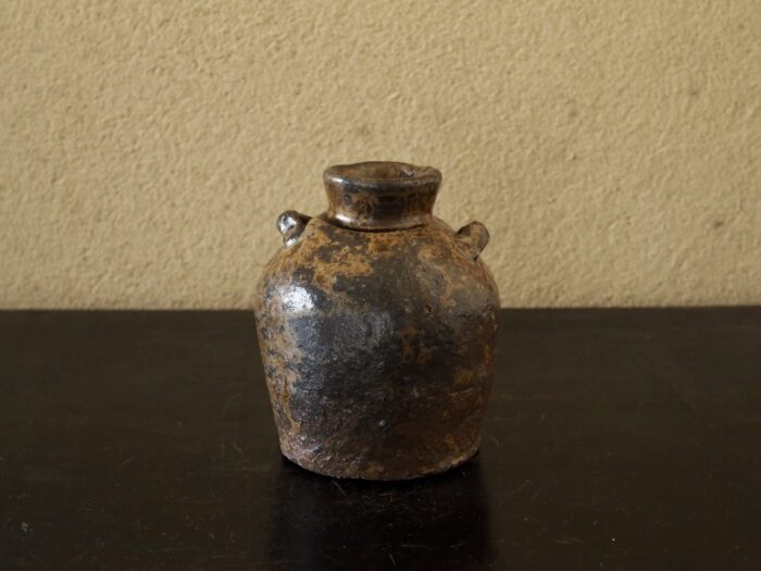 越前焼 お歯黒壷 [B31358] 越前焼 お歯黒壷 [B31358] 越前焼 お歯黒壷