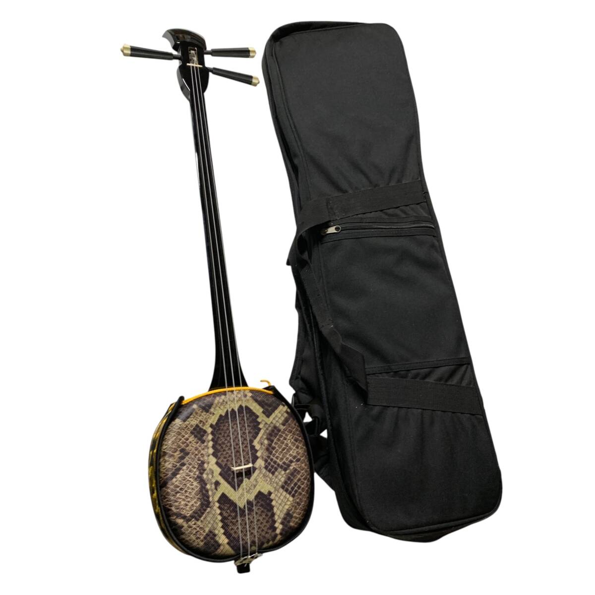三線 ヘビ柄 ケース付き 三線 ヘビ柄 ケース付き 三線 ヘビ柄 ケース付き