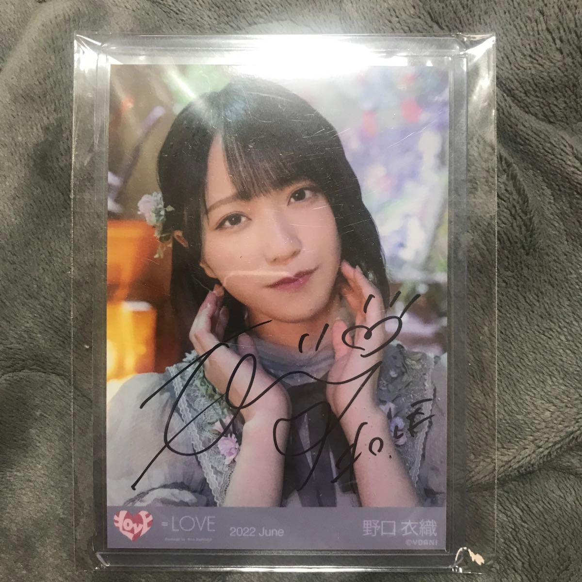 LOVE イコラブ 野口衣織 生写真直筆サイン10枚 LOVE イコラブ 野口衣織