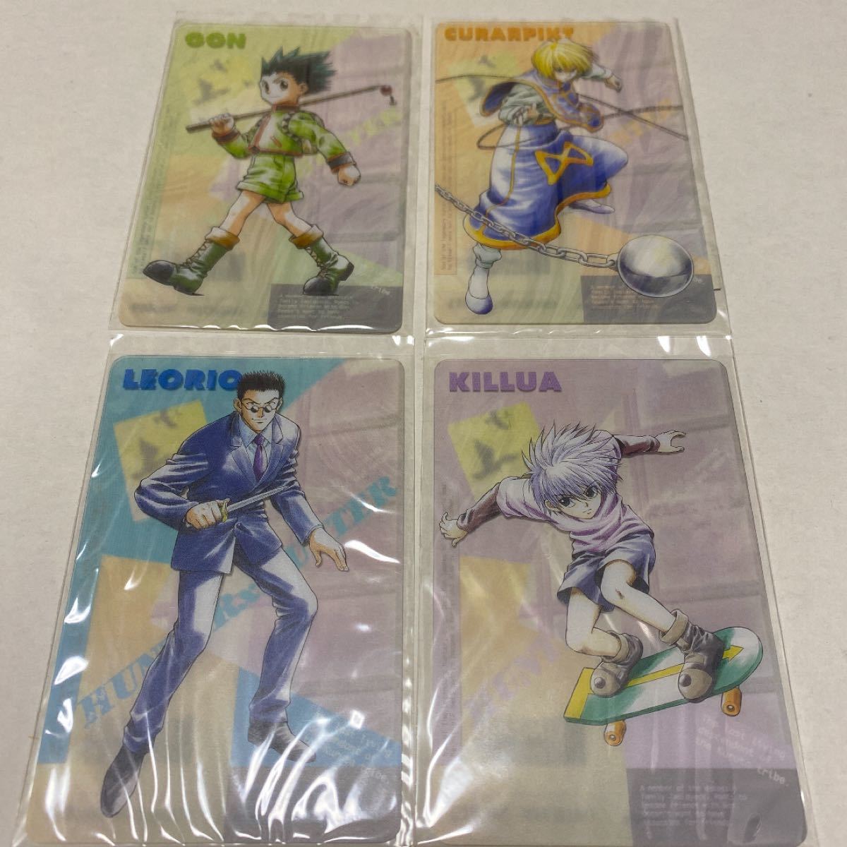 ハンターハンター ジャンフェス クリアカード キルア ゴン 未開封