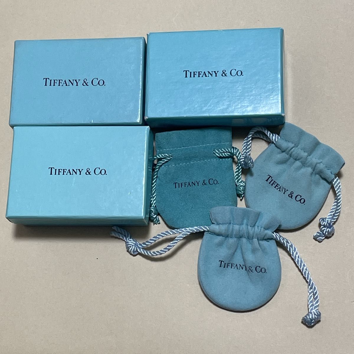 TIFFANY&Co ティファニー 空箱 巾着袋 6点セット ブルー｜Yahoo!フリマ