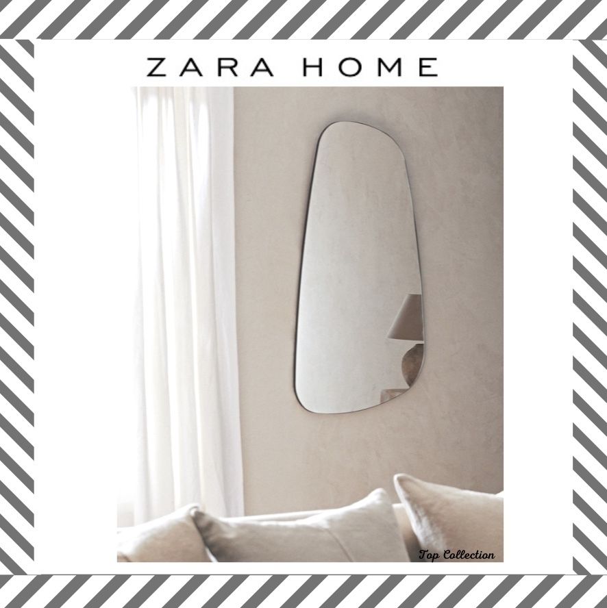 ZARA HOME ザラホーム イレギュラー シェイプミラー 鏡 (ZARA HOME