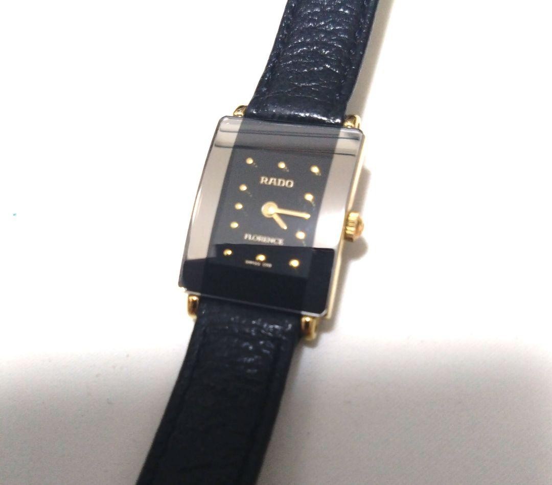 RADO Florence 153.3606.2N Unisex Quartz Watch Black Dial, Black