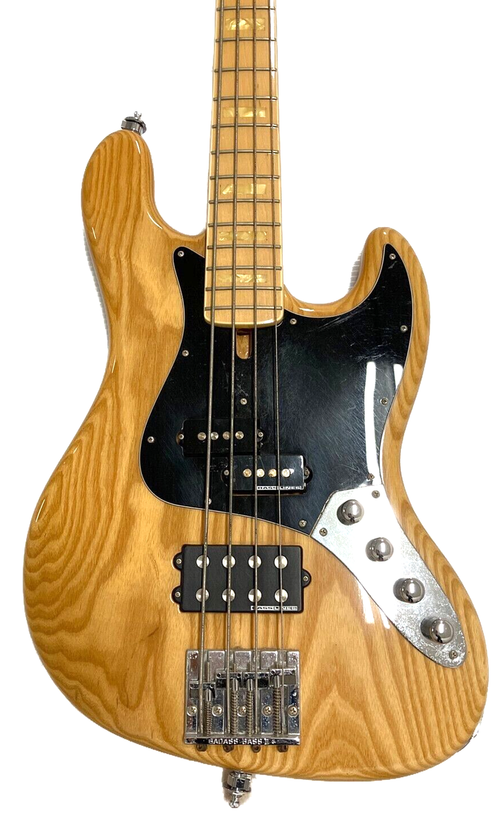 Edwards by ESP Jazz Bass E-JB-110PM Natural Block Inlay Seymour