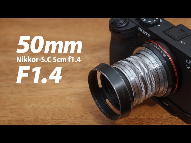 Nikon Nikkor-S.C 5cm f1.4: A large-aperture, standard lens for all