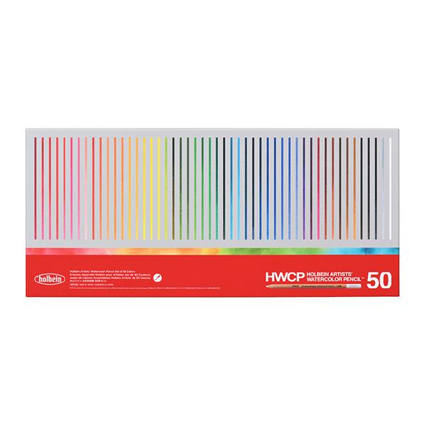 ホルベイン 水彩色鉛筆 50色 全色セット（紙箱入り）WP195 : 陶芸.com