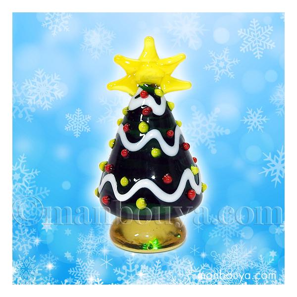 クリスマスツリー ミニチュア ガラス細工 フォーカート スイートツリー