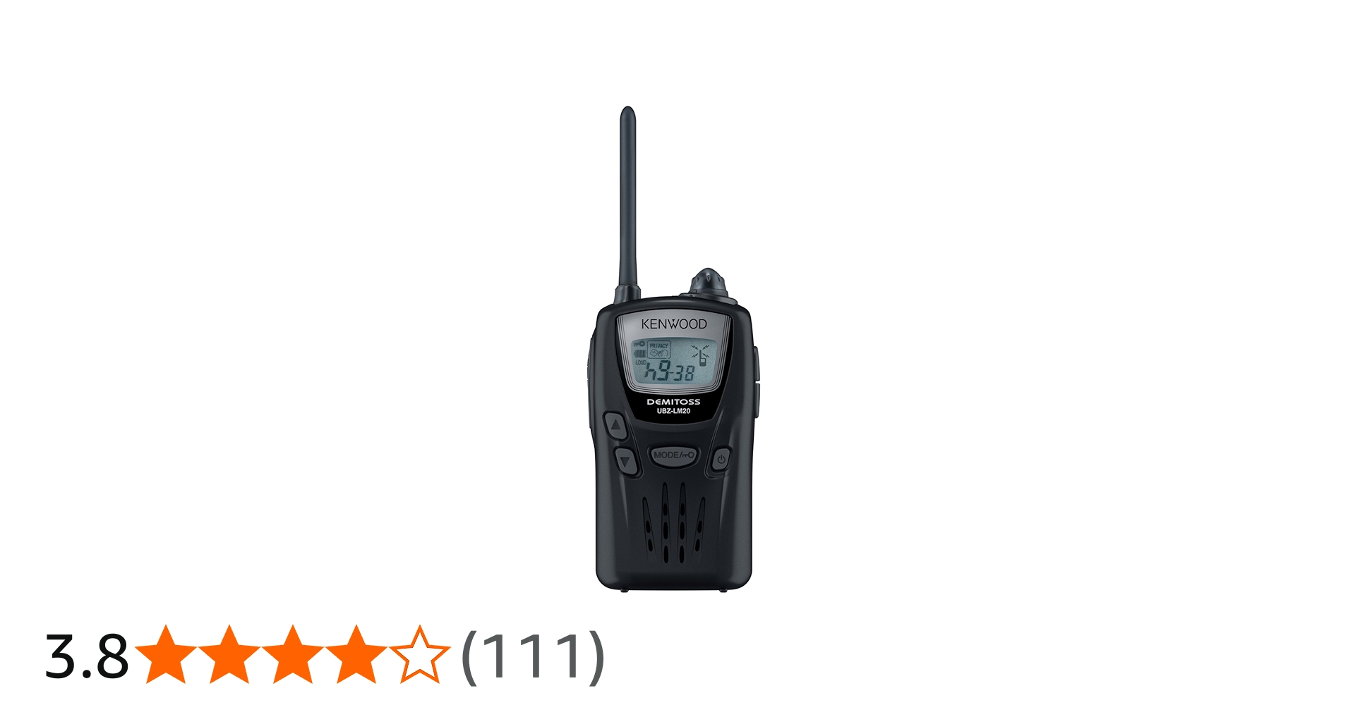 Amazon | JVCケンウッド デミトス 特定小電力トランシーバー UBZ