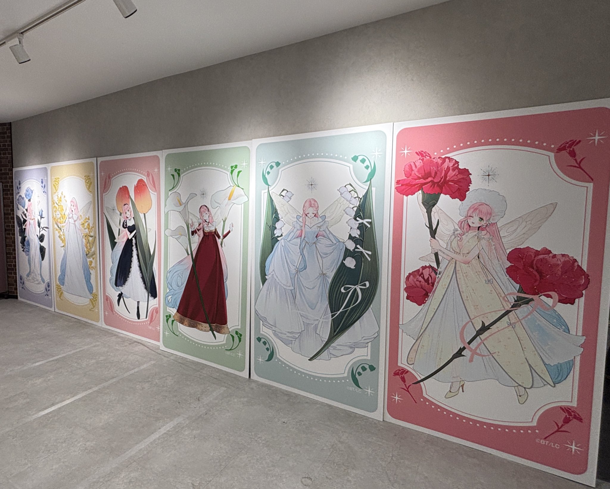 花秘める君のメテオール POP UP SHOP B賞当選品 ミニ色紙 ラビ 花