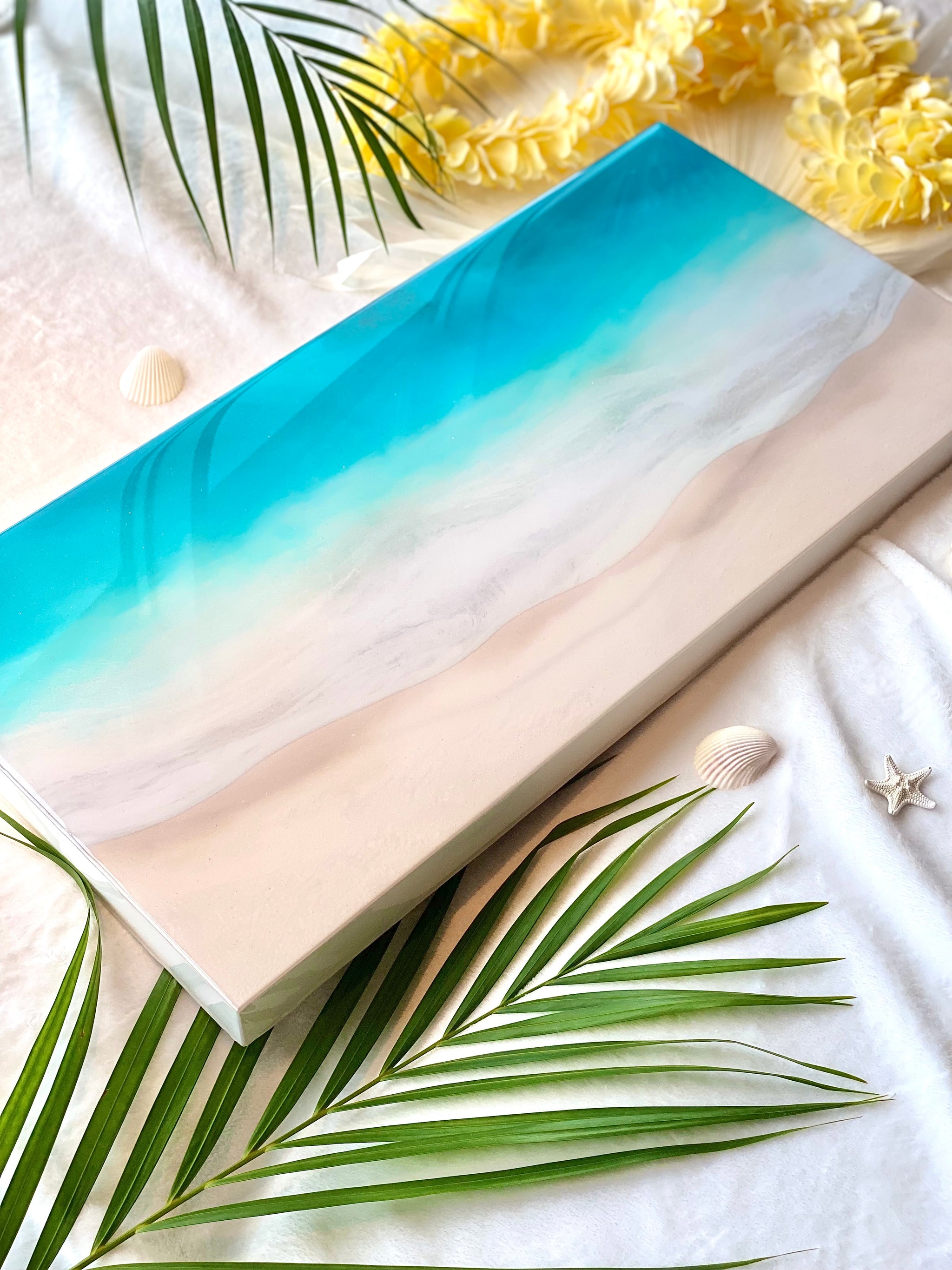 Sarah Candele ビーチ風景 レジンアート Sarah Candele ビーチ風景