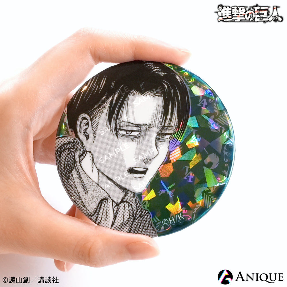 リヴァイ ホログラム缶バッジ 8個 グッズ-バッチ】進撃の巨人 BIG