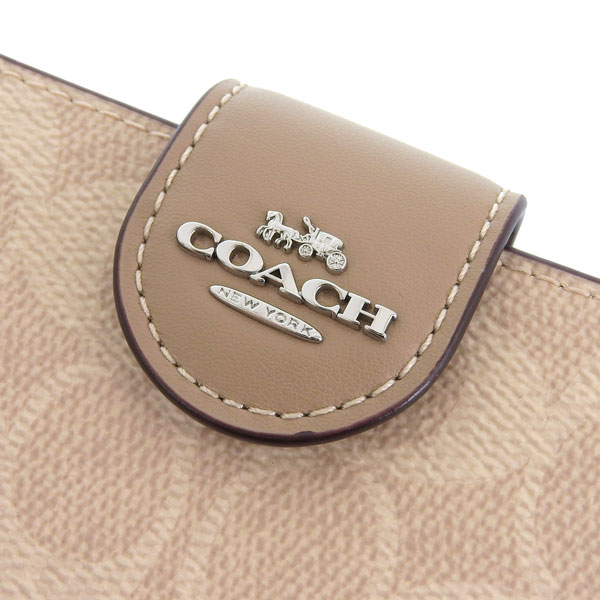 COACH（コーチ） 財布 レディース 2つ折り 折財布 アウトレット ライト