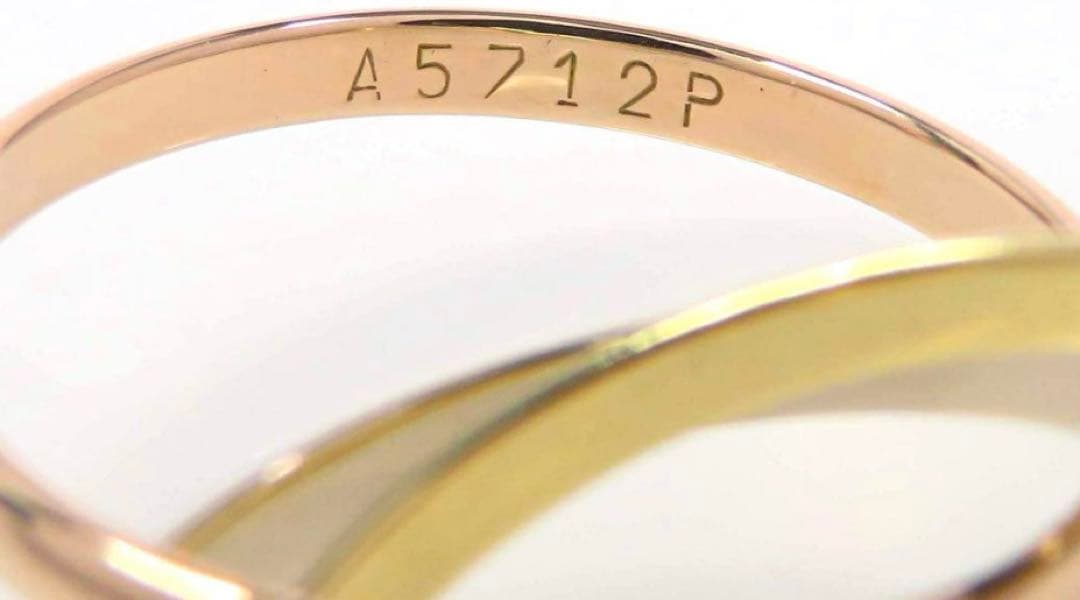 Cartierカルティエ750トリニティリング3カラー3連#49