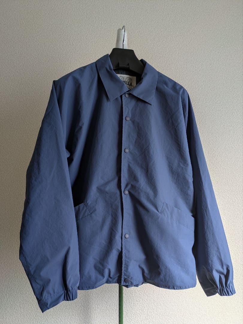 remilla ドルマンデクトコーチジャケット M blue grey remilla ( レミーラ ) “ドルマンデクトコーチジャケット”│JAU