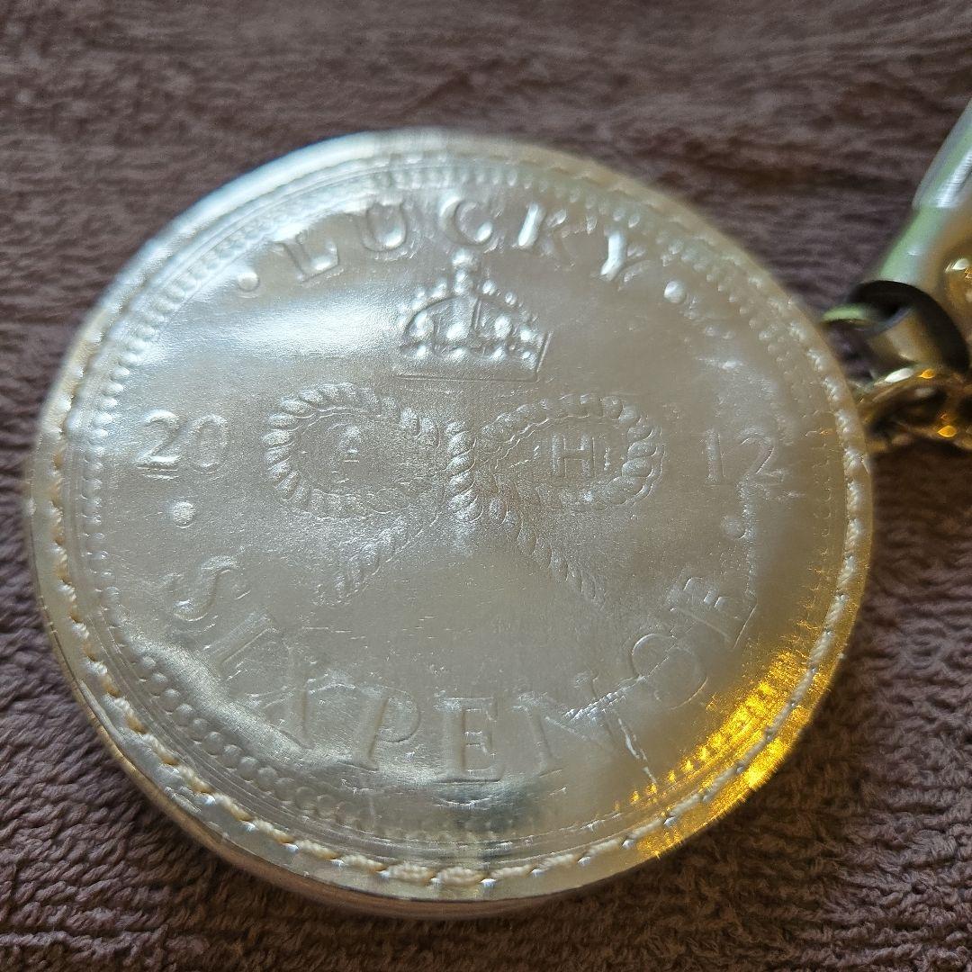 未使用】ANYA HINDMARCH ラッキーペニー ケース キーホルダー