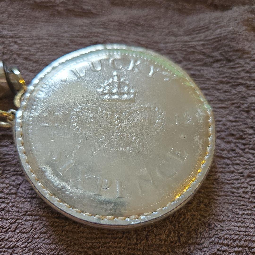 未使用】ANYA HINDMARCH ラッキーペニー ケース キーホルダー