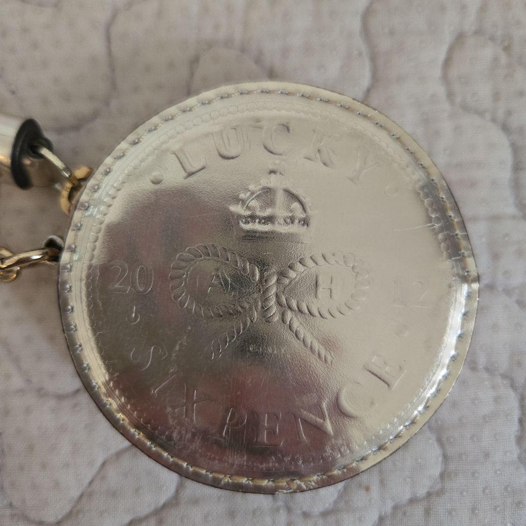 未使用】ANYA HINDMARCH ラッキーペニー ケース キーホルダー