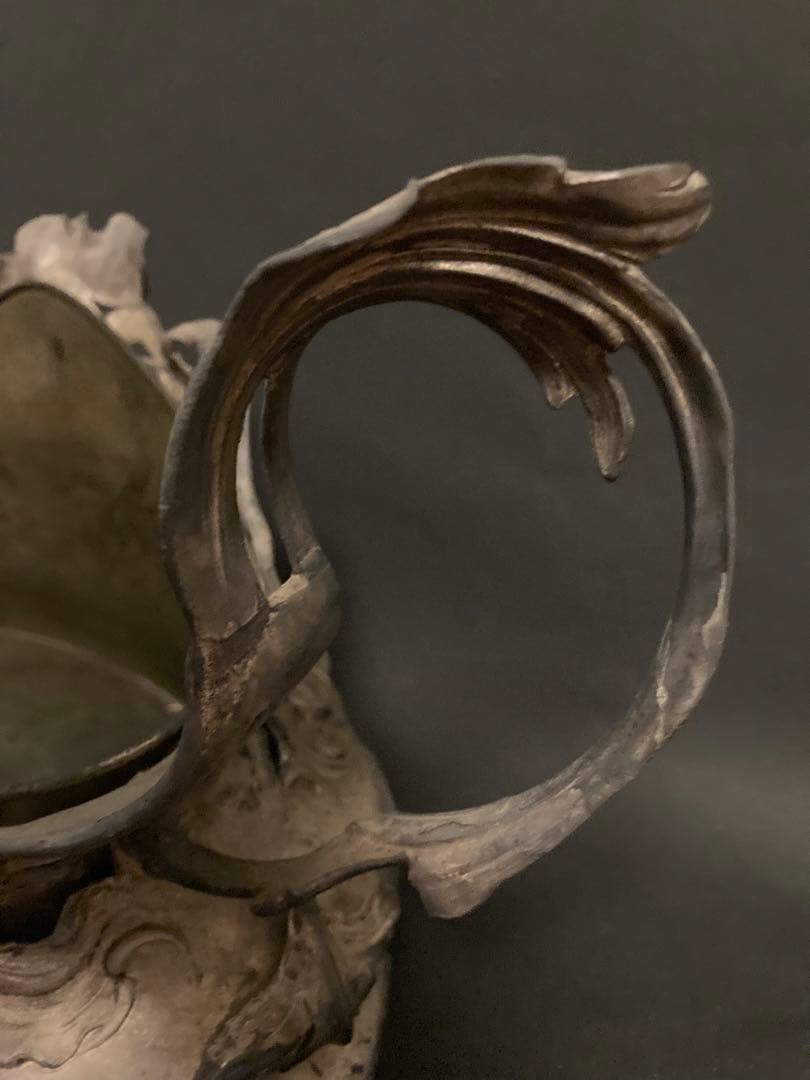 アールヌーボー ピューター ジャルディニエール フランス/アール