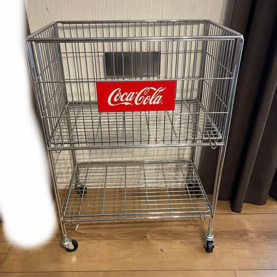 希少　コカコーラ　メタルラック　ワゴンラック 希少 コカコーラ メタルラック ワゴンラック - メルカリ