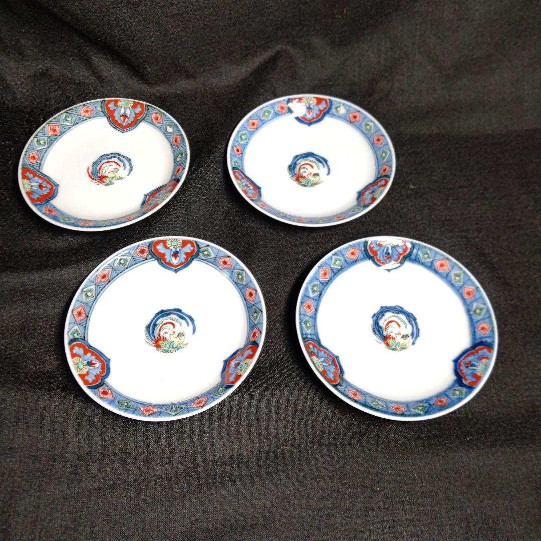 酒井田柿右衛門作 錦手 鳳凰文 三寸皿 四客 十四代 酒井田柿右衛門 作 『錦 花文 豆皿』 ｜骨董品買取 緑和堂