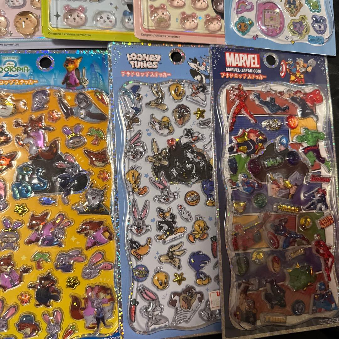 たまごっち　ちいかわ　ボンボンドロップシール　ディズニーボンボンドロップシール