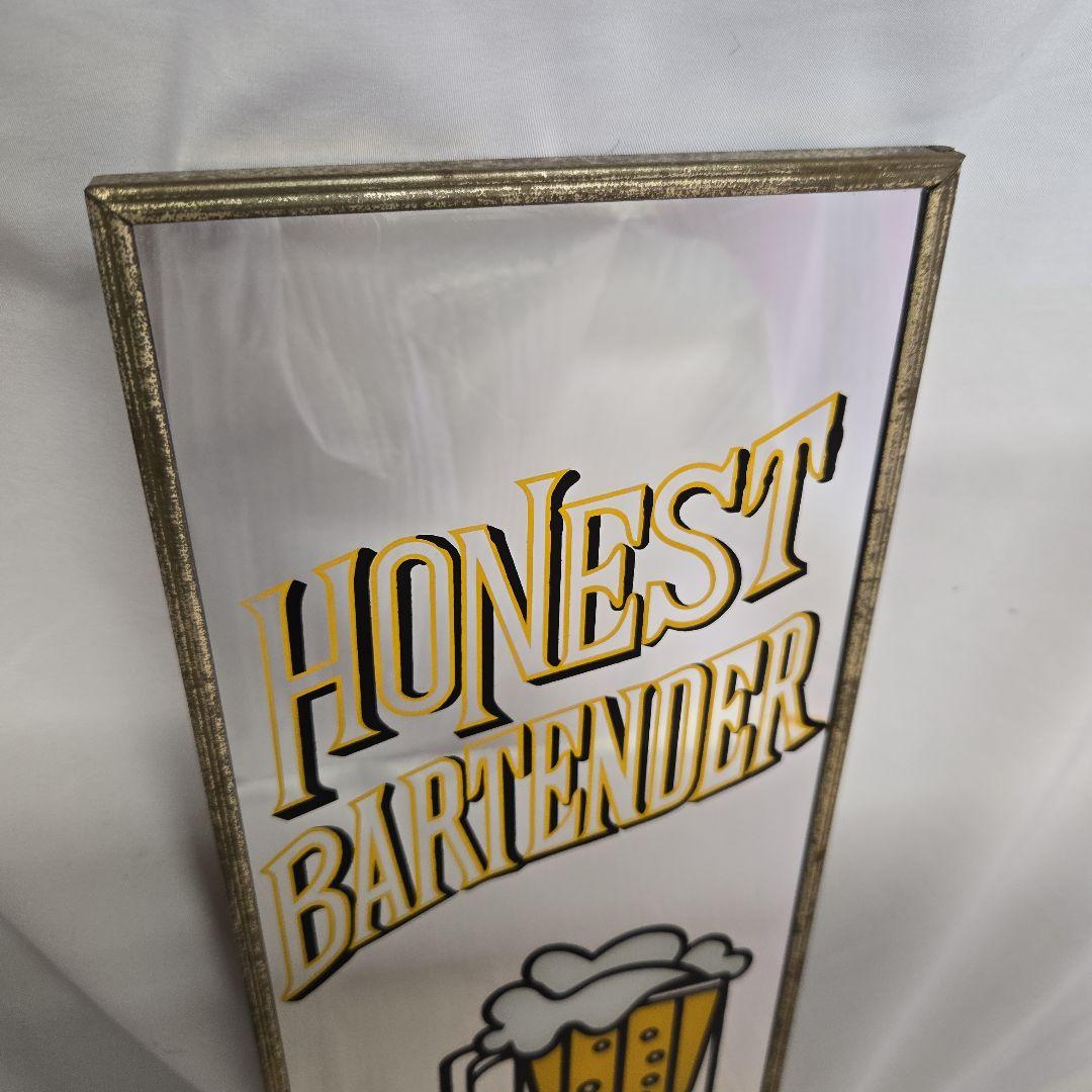 HONEST BARTENDER WANTED パブミラー レトロ