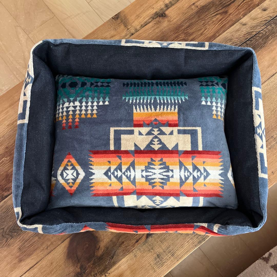 ペットベッド ハンドメイド465 ペンドルトンリメイク 猫ベッド 犬ベッド