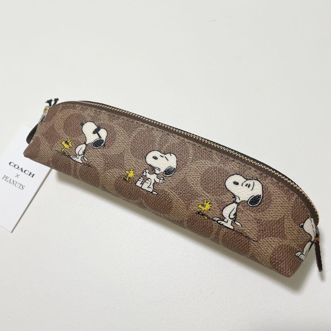 COACH x PEANUTS スヌーピー ペンケース コーチ スヌーピー ペンケース