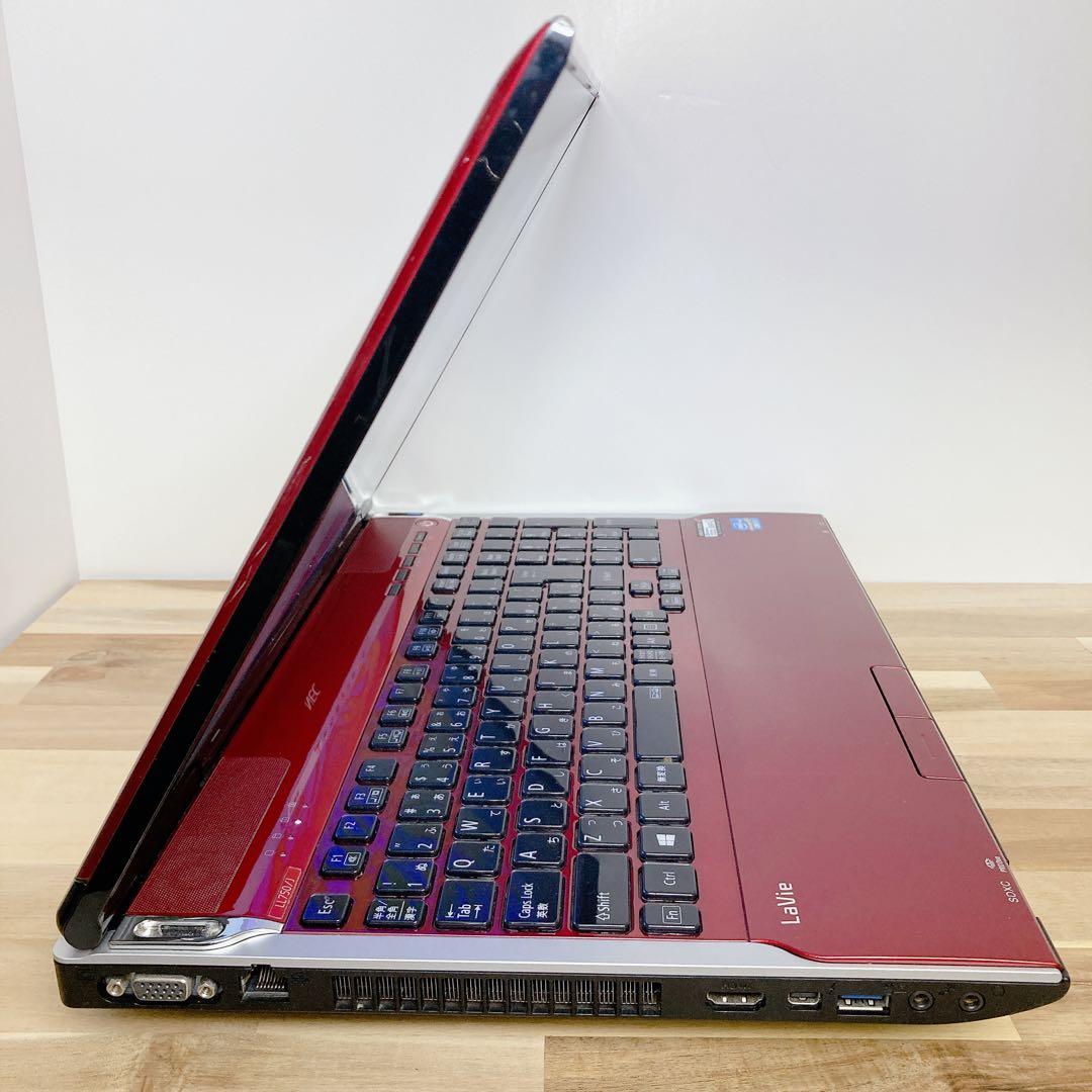 ノートパソコンNEC Core i7 SSD256G タッチ機能 Blu-ray